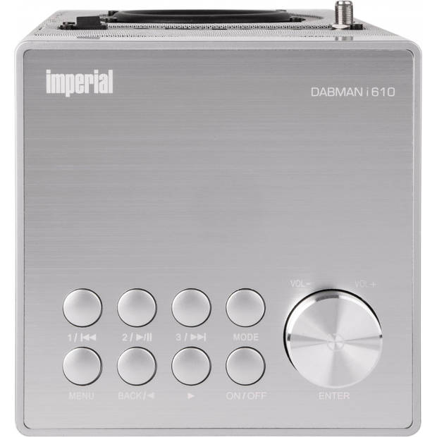 imperial DABMAN i610 DAB+ en internetradio met bluetooth - zilver