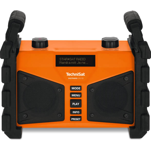 Technisat Digitradio 230 - DAB+ bouwradio - oranje
