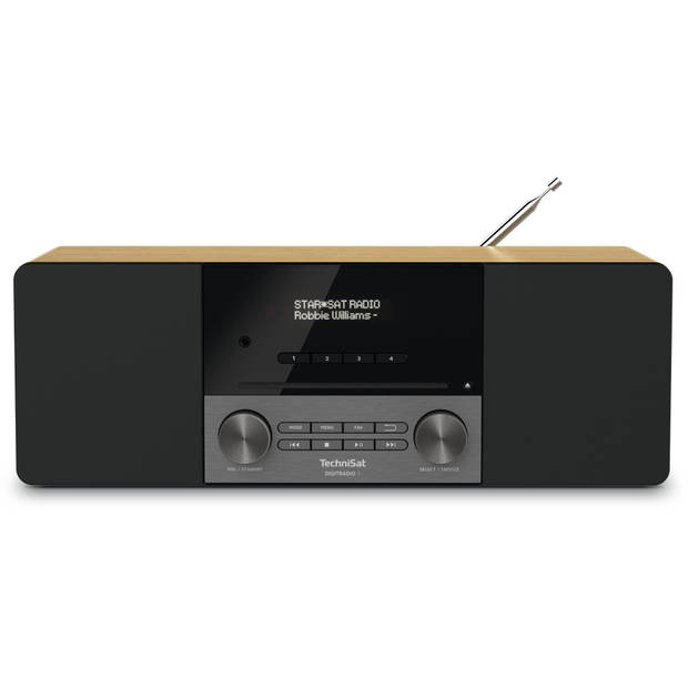 Technisat Digitradio 3 - DAB+ radio met CD speler - eiken