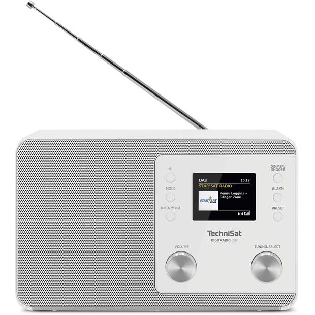 TechniSat DAB radio Digitradio 307 (Wit)