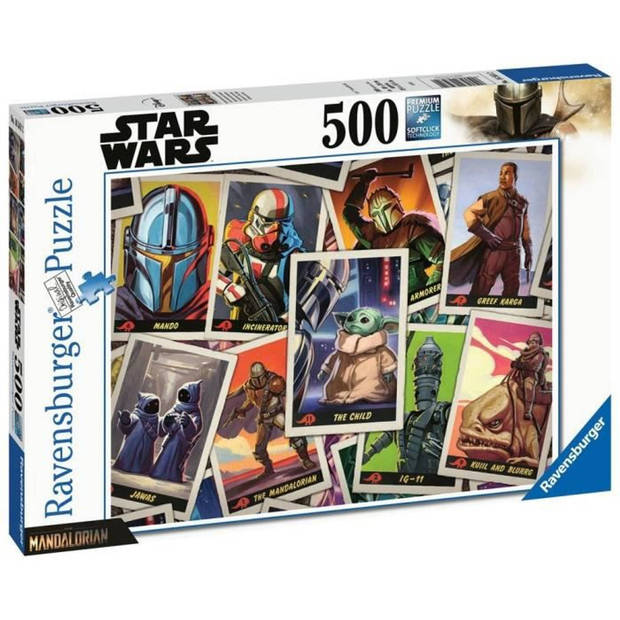 Puzzel 500 p - Baby Yoda / Star Wars Mandalorian