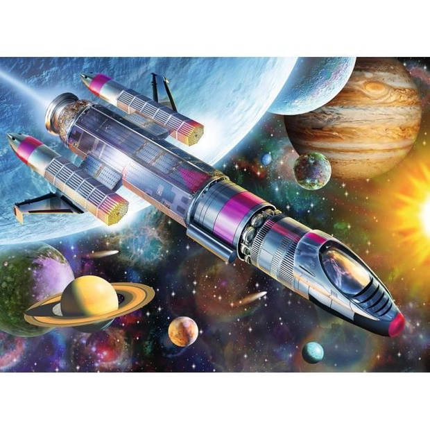 Puzzel 100 p XXL - Missie in de ruimte