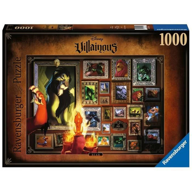 1000 stukjes puzzel - Scar (Disney Villainous Collection)