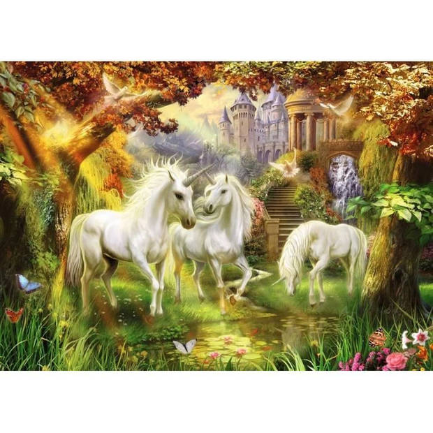 Ravensburger puzzel Eenhoorns in de herfst - 1000 stukjes