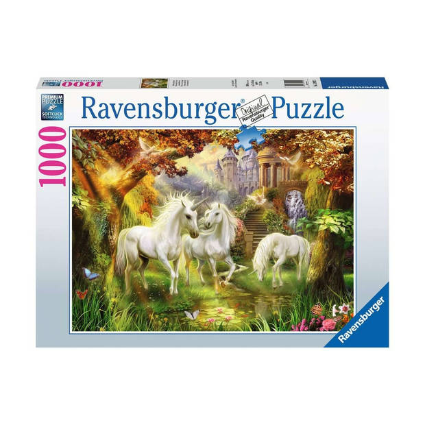 Ravensburger puzzel Eenhoorns in de herfst - 1000 stukjes