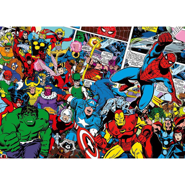 Puzzle 1000 p - Marvel (Challenge Puzzle)