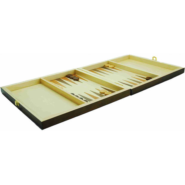 Buffalo schaak, dam en backgammon set