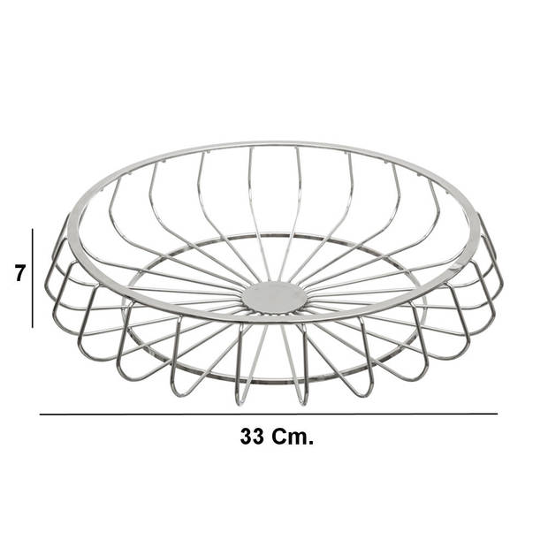 Decopatent® Design Fruitschaal Rond - Schaal voor fruit - Ronde Design