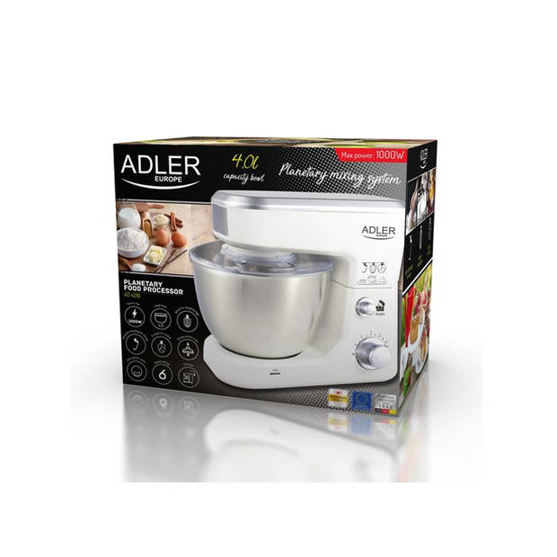 Adler AD 4216 - foodprocessor keukenmachine 1000 Watt