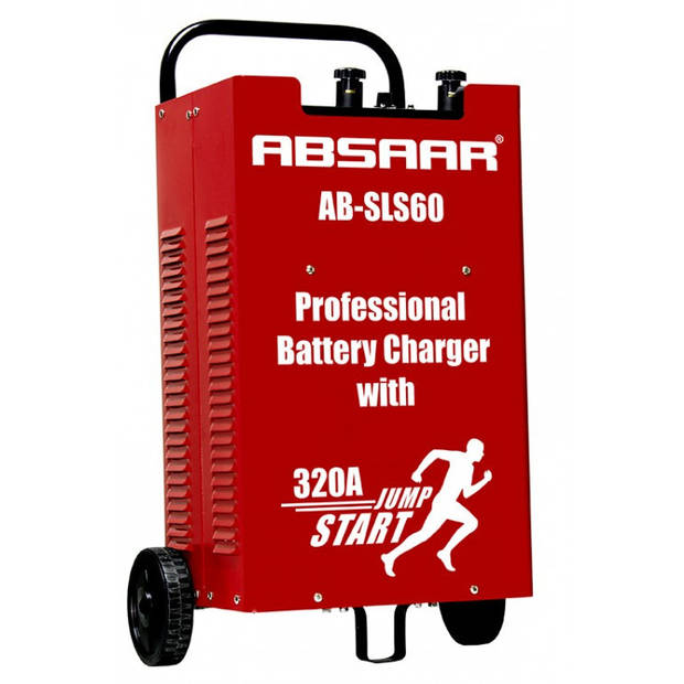Absaar acculader Pro AB-SL60 12/24V 60-320A rood