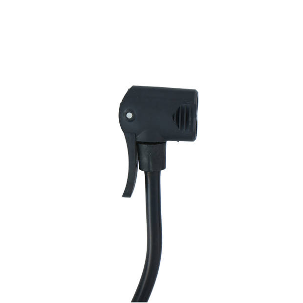 Dunlop Mini Voetpomp - Luchtpomp - Bandenpomp - Inclusief 3 Adapters - Analoge Drukmeter - met Opbergtas