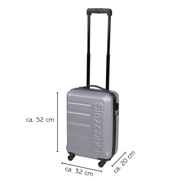 Slazenger Kofferset - met 4 Wielen - Lichtgewicht - Handbagage Koffer - 3 Stuks