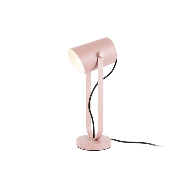 Leitmotiv tafellamp Snazzy 41,5 x 13 cm E27 staal 25W roze