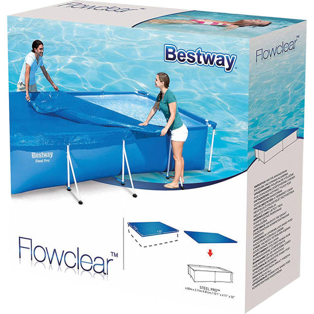 Bestway Flowclear afdekhoes zwembad 400 x 211 cm