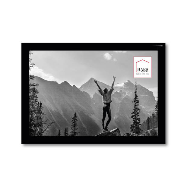 HAES DECO - Kunststof fotolijst 10x15 zwart Easy Frame - EF1B