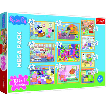 Puzzel 10-in-1 Peppa Pig
