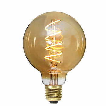Highlight Lamp LED G95 4W 180LM 2200K Dimbaar Amber