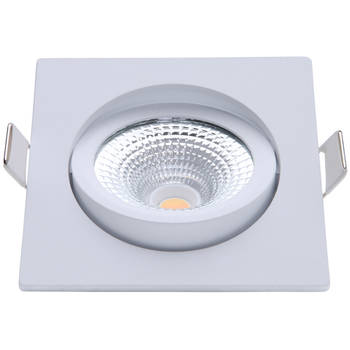 EcoDim - LED Spot - Inbouwspot - ED-10025 - 5W - Waterdicht IP54 - Dimbaar - Dim to Warm - Warm Wit 2000K-3000K - Mat