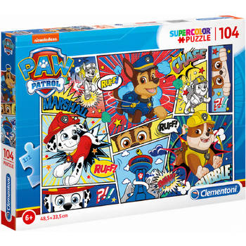 Clementoni legpuzzel Paw Patrol 104 stukjes