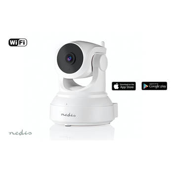 Nedis IPCMPT10CWT bewakingscamera - 1280 x 720 Pixels - Wit