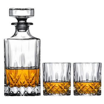 Cookinglife Whiskey Set (karaf & whiskeyglazen) Moray - 3 delige set