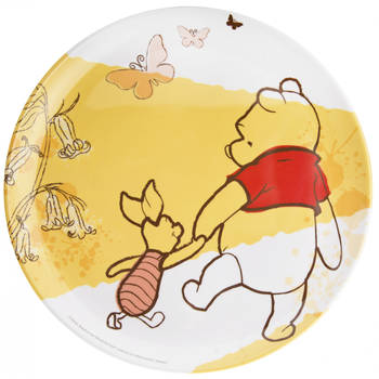 Zak!Designs dinerbord Disney Classic Pooh junior 25,5 cm geel