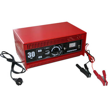 Absaar professionele acculader 12/24 Volt 25-350 Ah 40A rood
