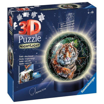 3D Puzzle Ball 72 p verlicht - Grote katten