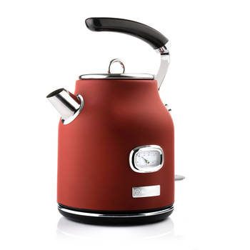 Blokker Westinghouse Waterkoker Retro Collections - 2200 W - cranberry red - 1.7 liter - WKWKH148RD aanbieding