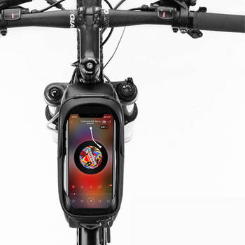 Decopatent® PRO Stuurtas - Telefoonhouder fiets Waterdicht - Fietstas
