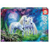 EDUCA 500 Pieces Puzzle - Unicorns In The Forest