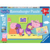 Ravensburger Kinderpuzzel 2 x 12 stukjes Thuis bij Peppa Pig