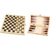 Hot Games dam en backgammon set 29 x 14,5 x 4,5 cm
