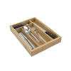 Kitchen Tools Bamboe Besteklade - Uitschuifbaar - 35,5x25,3x5cm