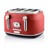 Westinghouse Broodrooster Retro Collections - 4 sleuven - cranberry red - WKTTB809RD