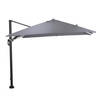 Garden Impressions Hawaii Lumen LED zweefparasol 300x300 -donker grijs - licht grijs