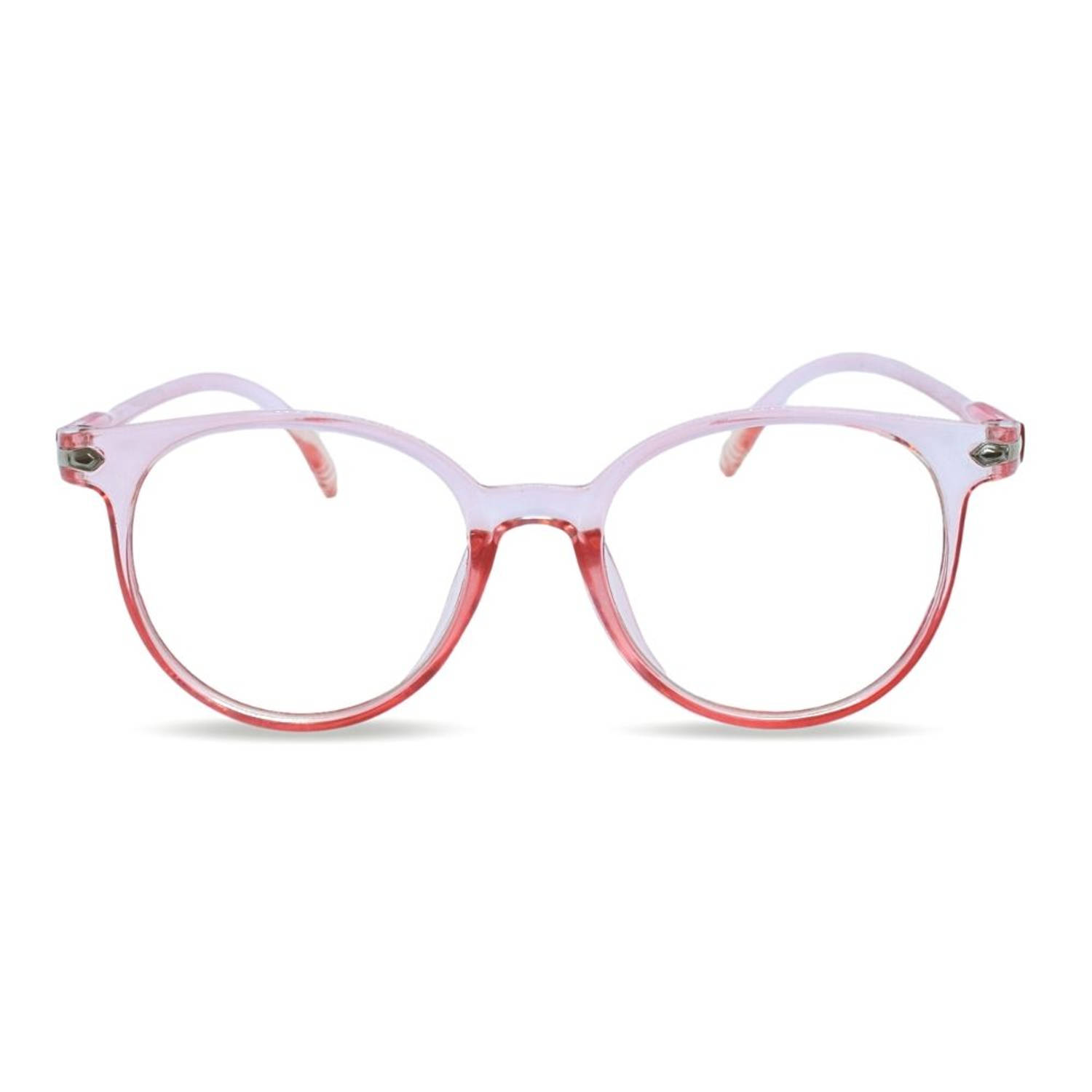 Montour Bril Amy - Computerbril - Bluelight - Zonder Sterkte - Roze Transparant - Montuur