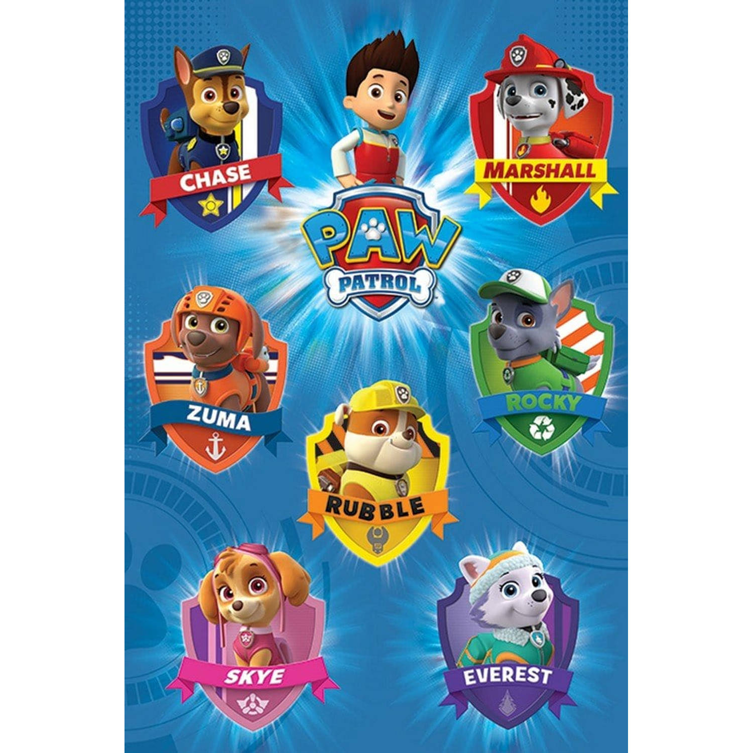 Paw Patrol Crests Maxi Poster