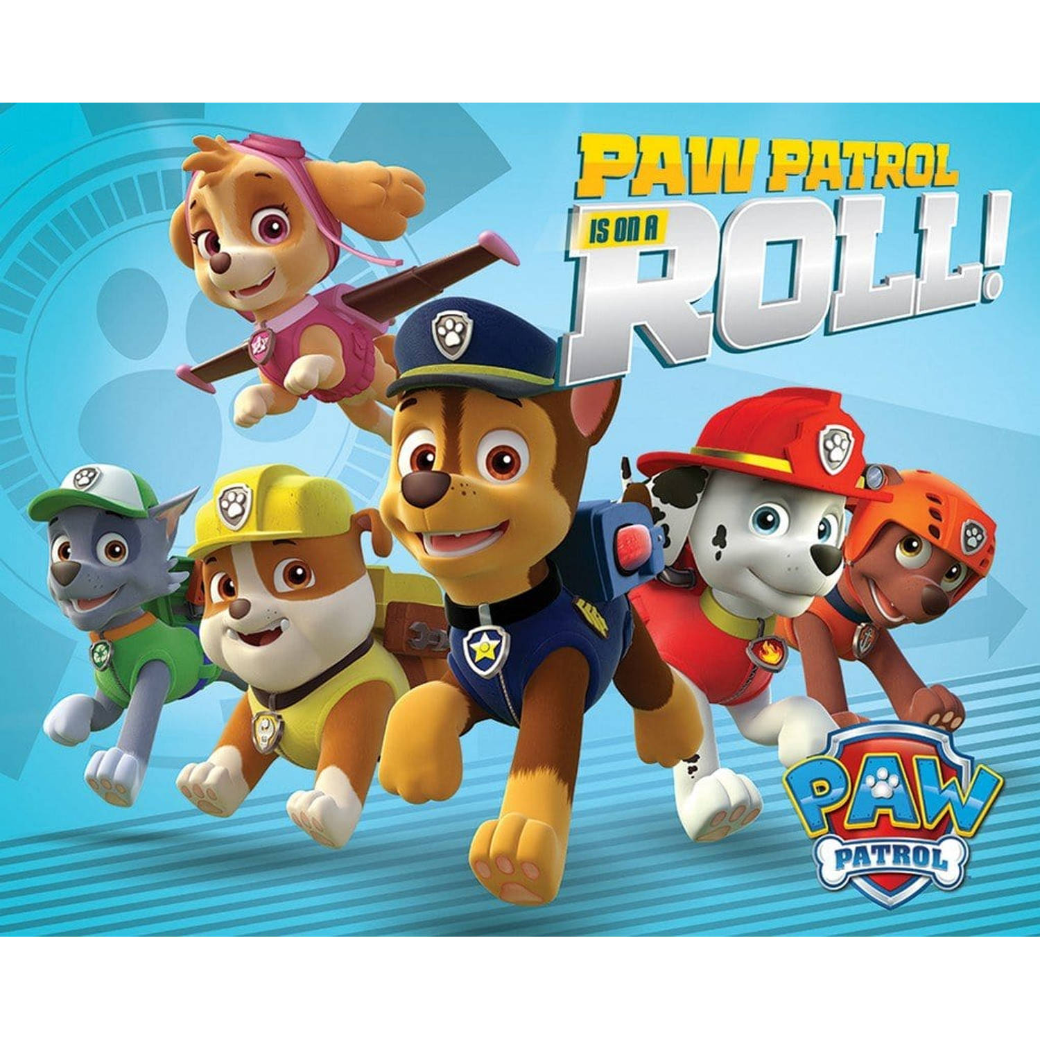 Paw Patrol On A Roll Mini Poster