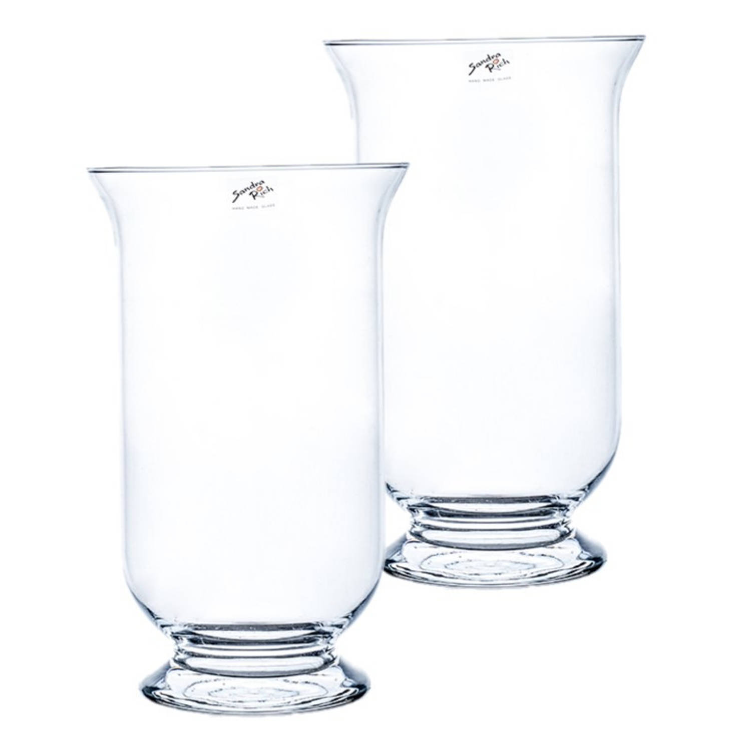 Factuur Seminarie deken Bloemenvaas/vazen van transparant glas 39.5 x 22 cm - Vazen | Blokker