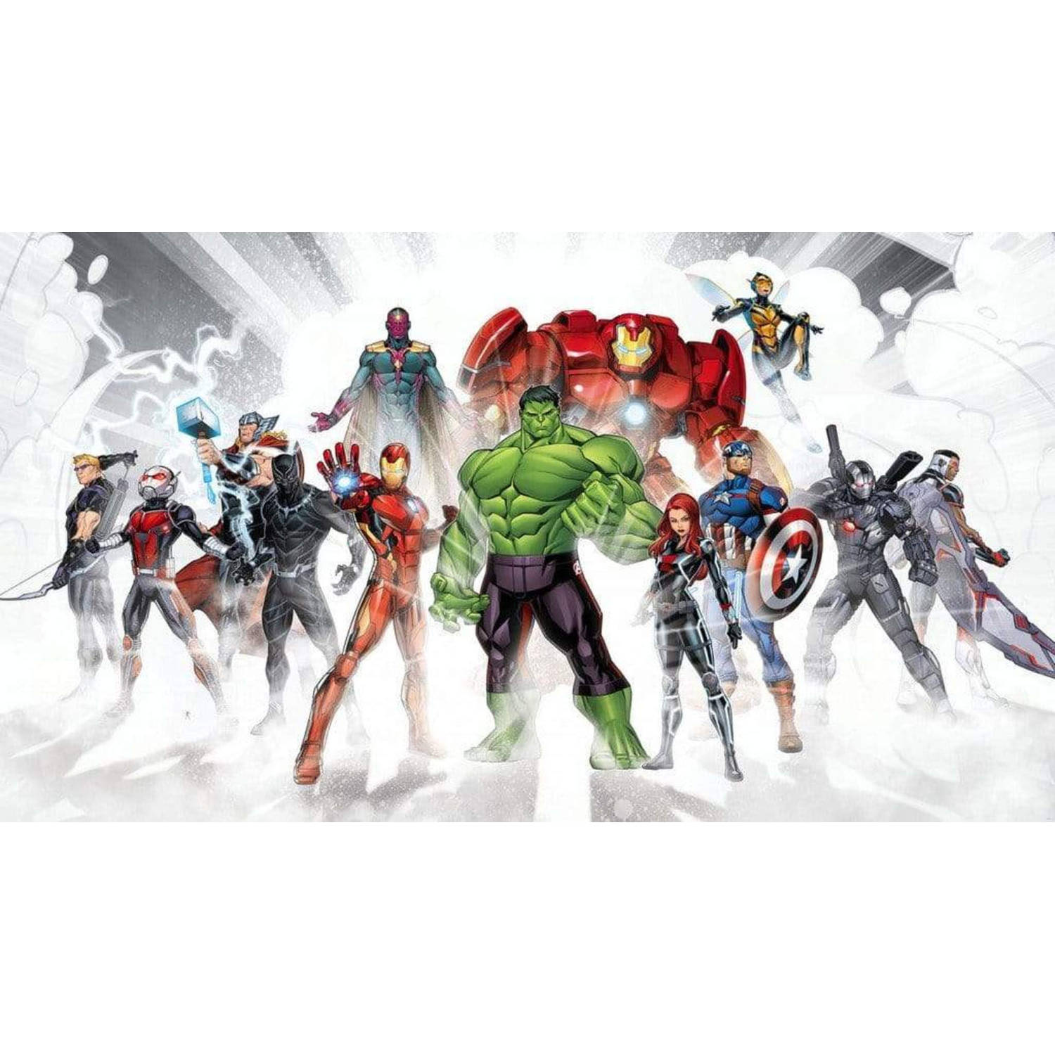 Home24 Vlies-fotobehang Avengers Unite, Komar