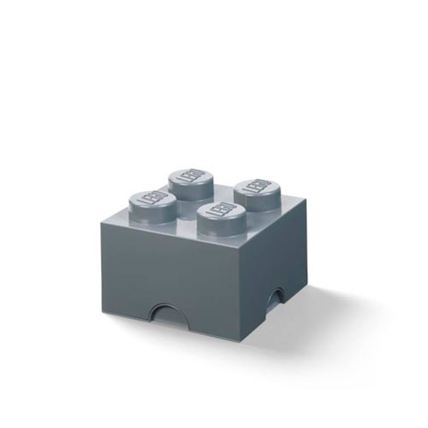 Opbergdoos LEGO-blokje, 5,7 liter, Grijs - Polypropyleen - LEGO
