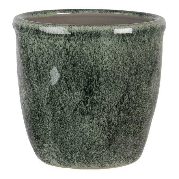 Clayre & Eef Groene Bloempot Ø 16*15 cm 6CE1259XL