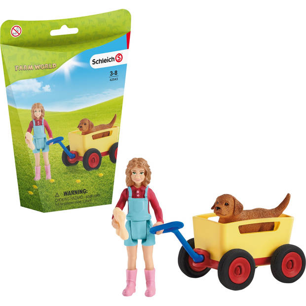 Schleich Farm World Uitje met de bolderkar