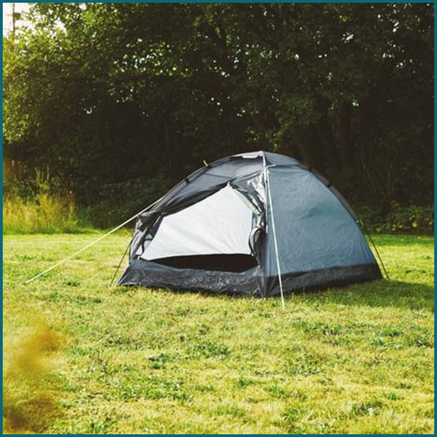 HIXA Tent - 1 Persoons - festivaltent - Blauw - Glow In The Dark - 200x120x100 cm - Polyester