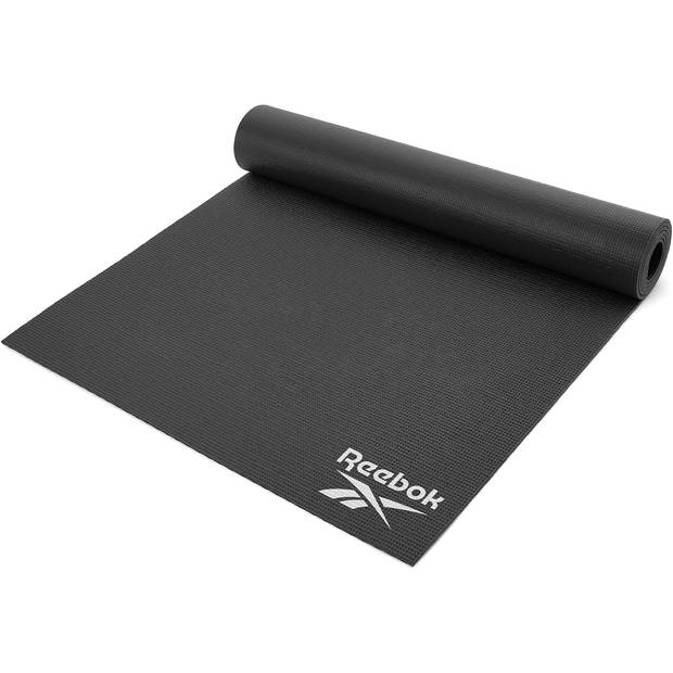 Reebok yogamat 4 mm zwart