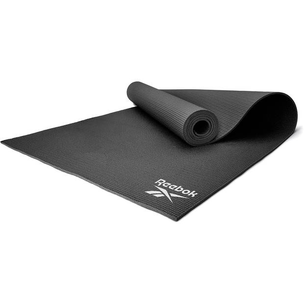 Reebok yogamat 4 mm zwart