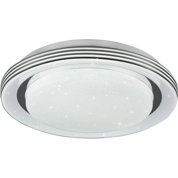 LED Plafondlamp - Plafondverlichting - Trion Atras - 10.5W - Aanpasbare Kleur - Afstandsbediening - Dimbaar - Sterlicht