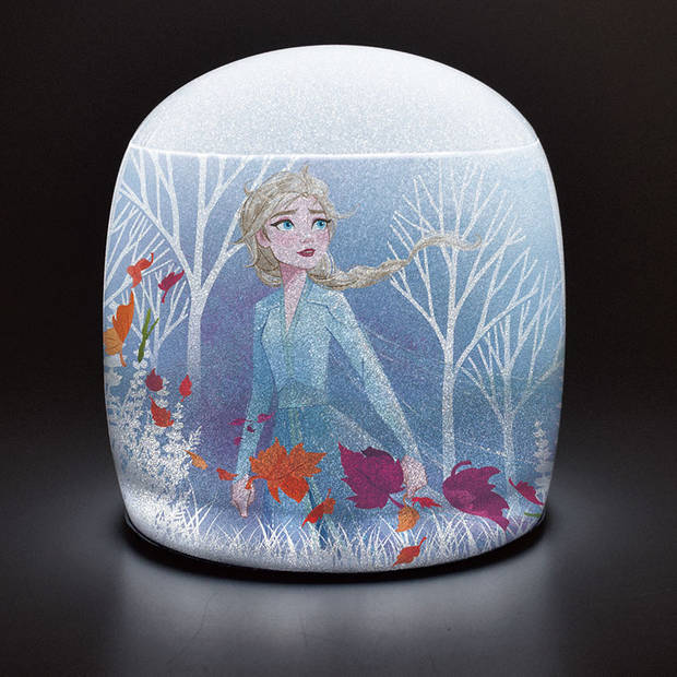 Disney Frozen opblaasbare lamp meisjes 15 x 13 cm wit/multicolor