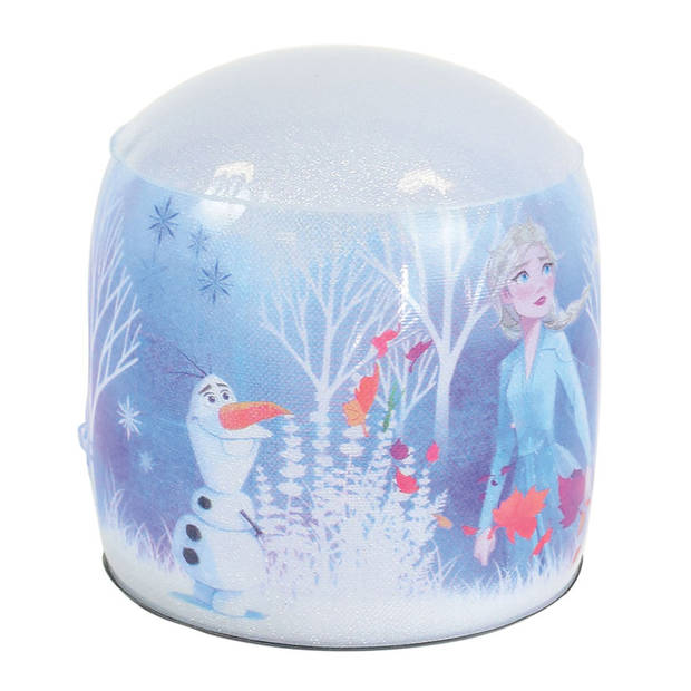 Disney Frozen opblaasbare lamp meisjes 15 x 13 cm wit/multicolor